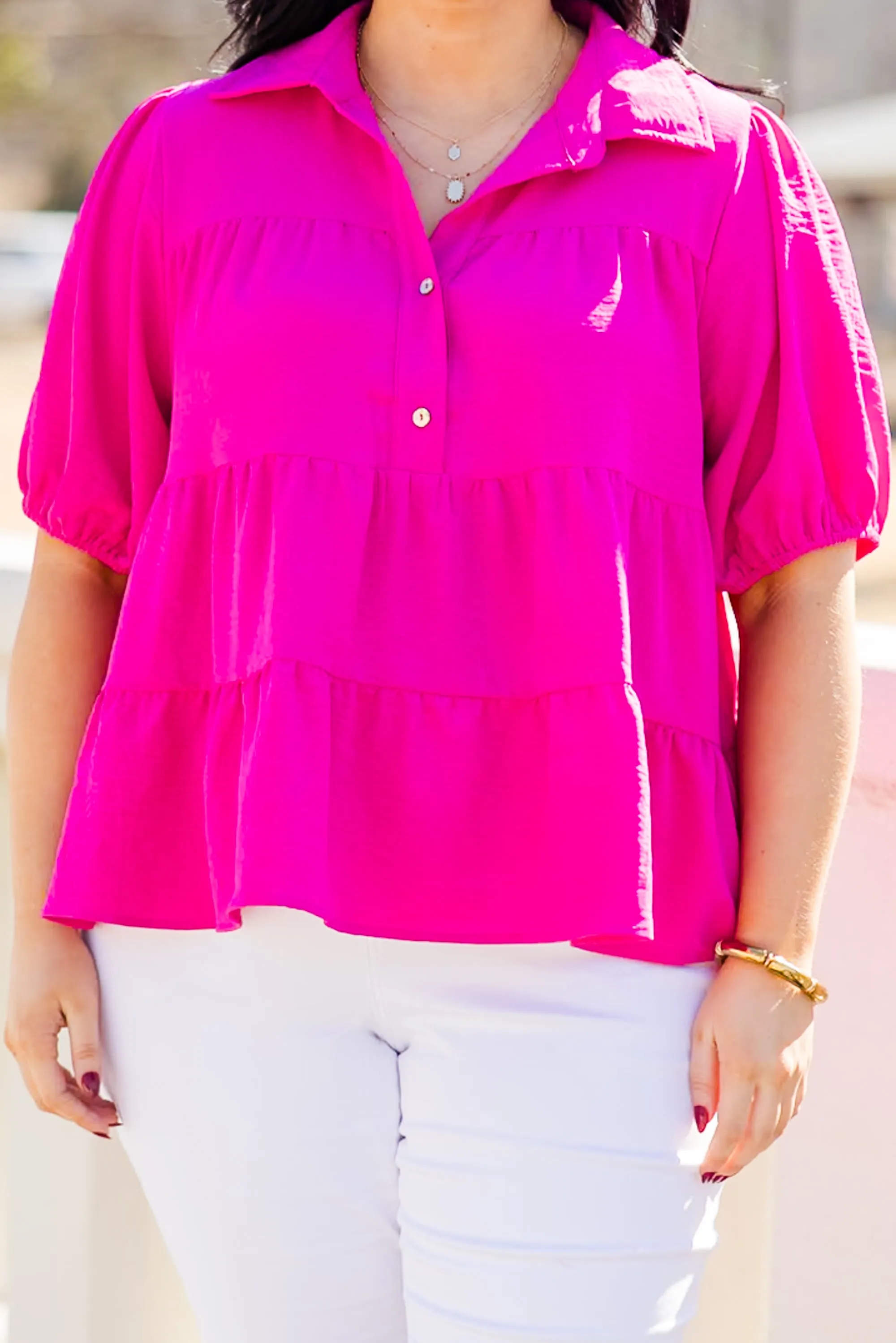 A Little Magic Top, Fuchsia