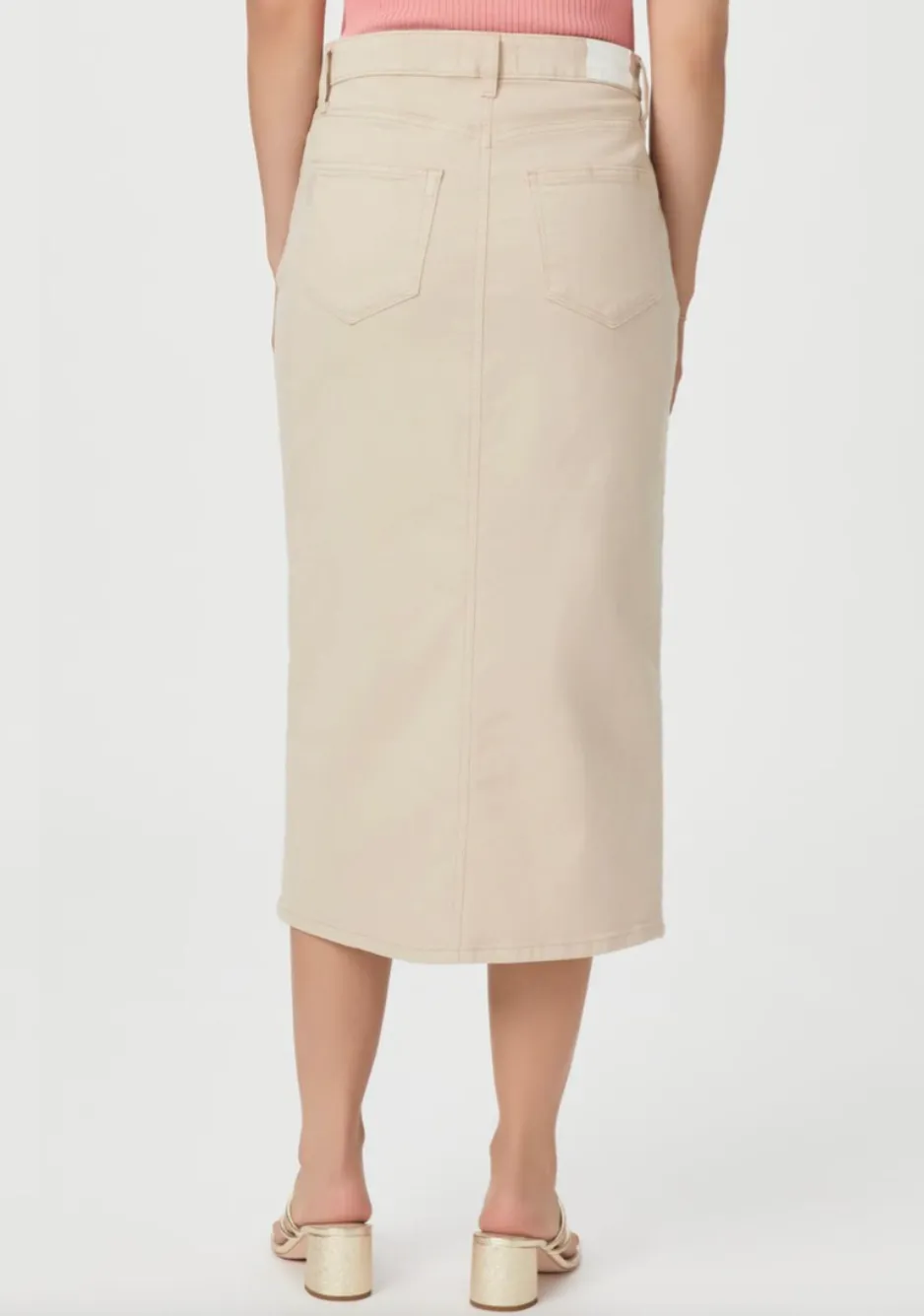 Angela Midi Skirt Soft Beige