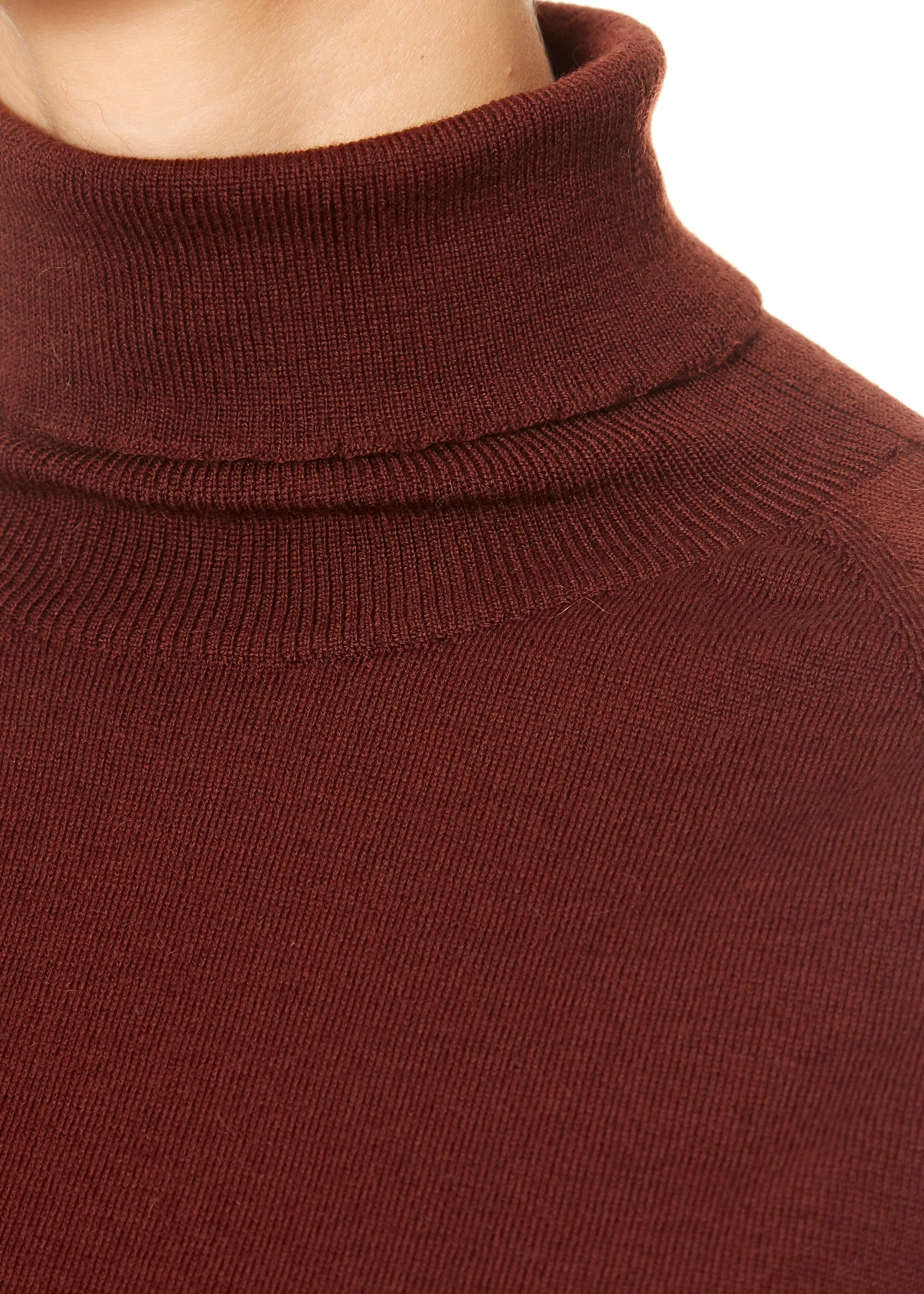 Annette Gortz Isa Polo Jumper In Mahogany