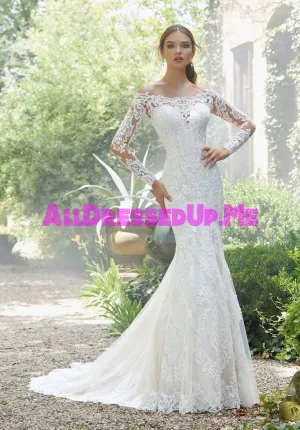 Blu - Priscilla - 5709 - 5709W - Cheron's Bridal, Wedding Gown