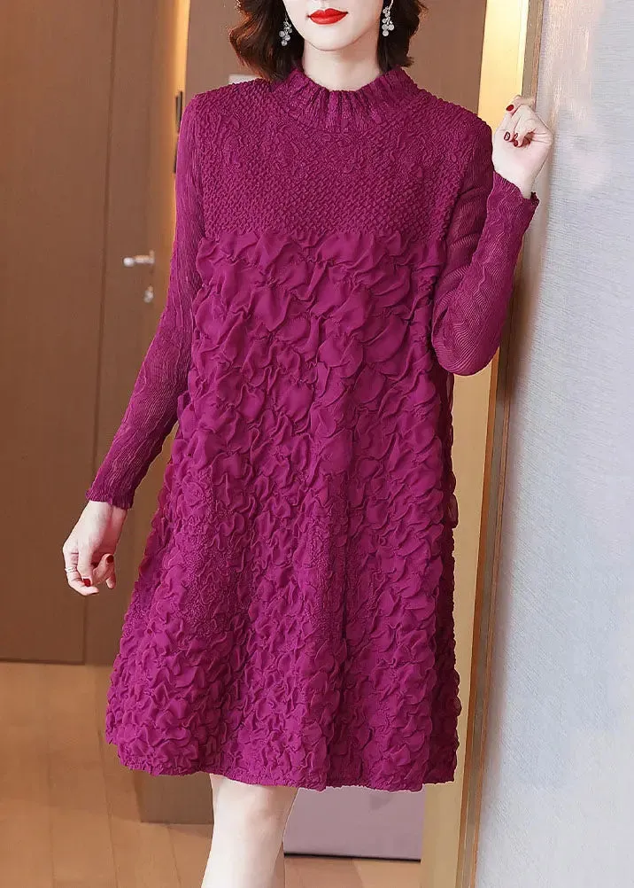 Embroidered Long Dresses Long Sleeve