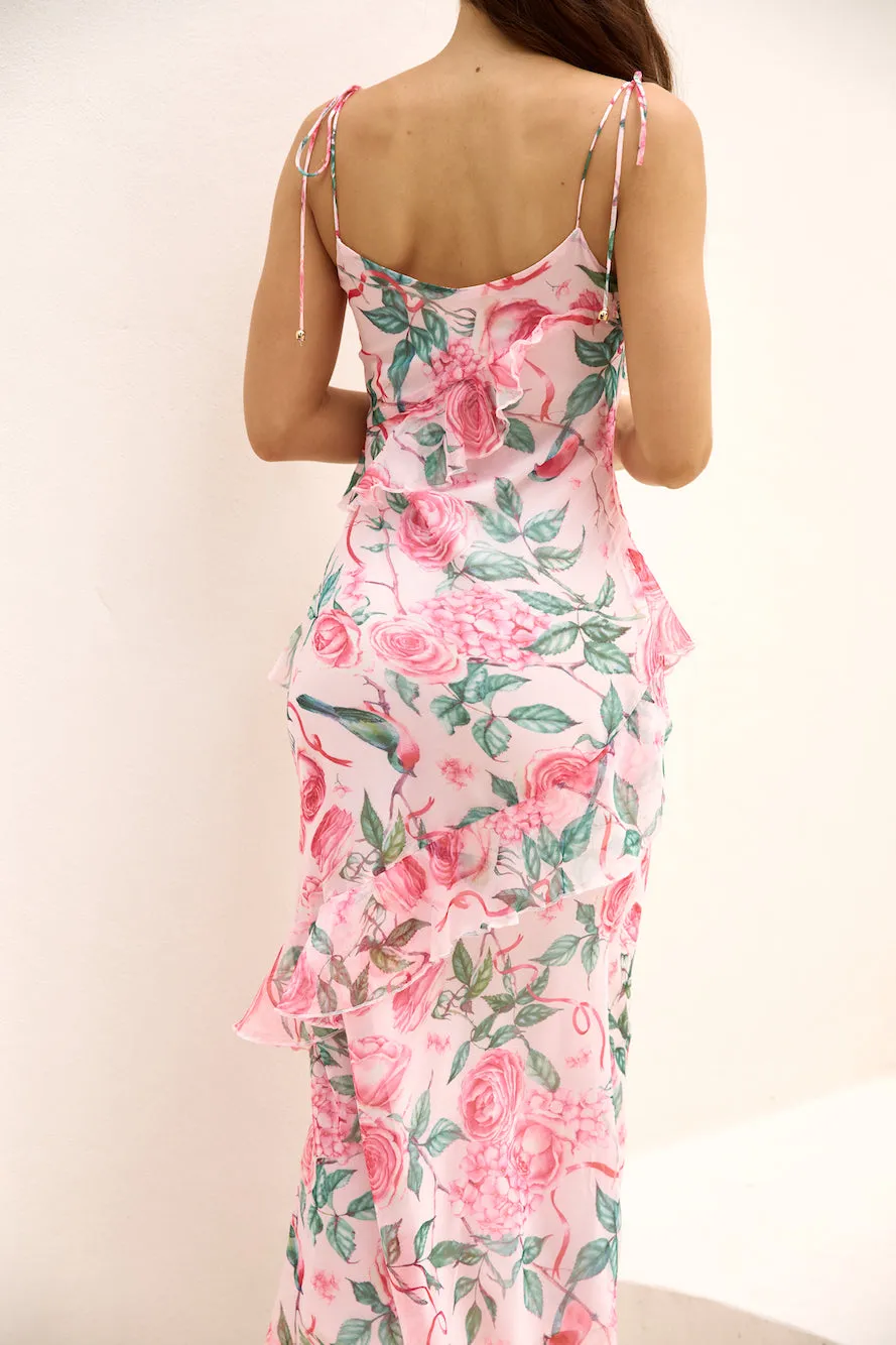 Goodnight Kisses Maxi Dress Pink