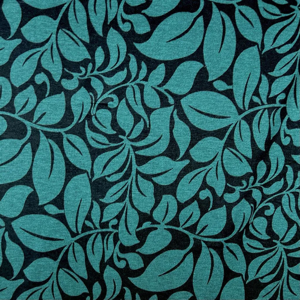 Leafy Spread Digital Modal-Touch Jersey Fabric