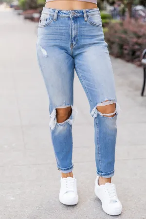 Lesley High Waisted Mom Jeans FINAL SALE