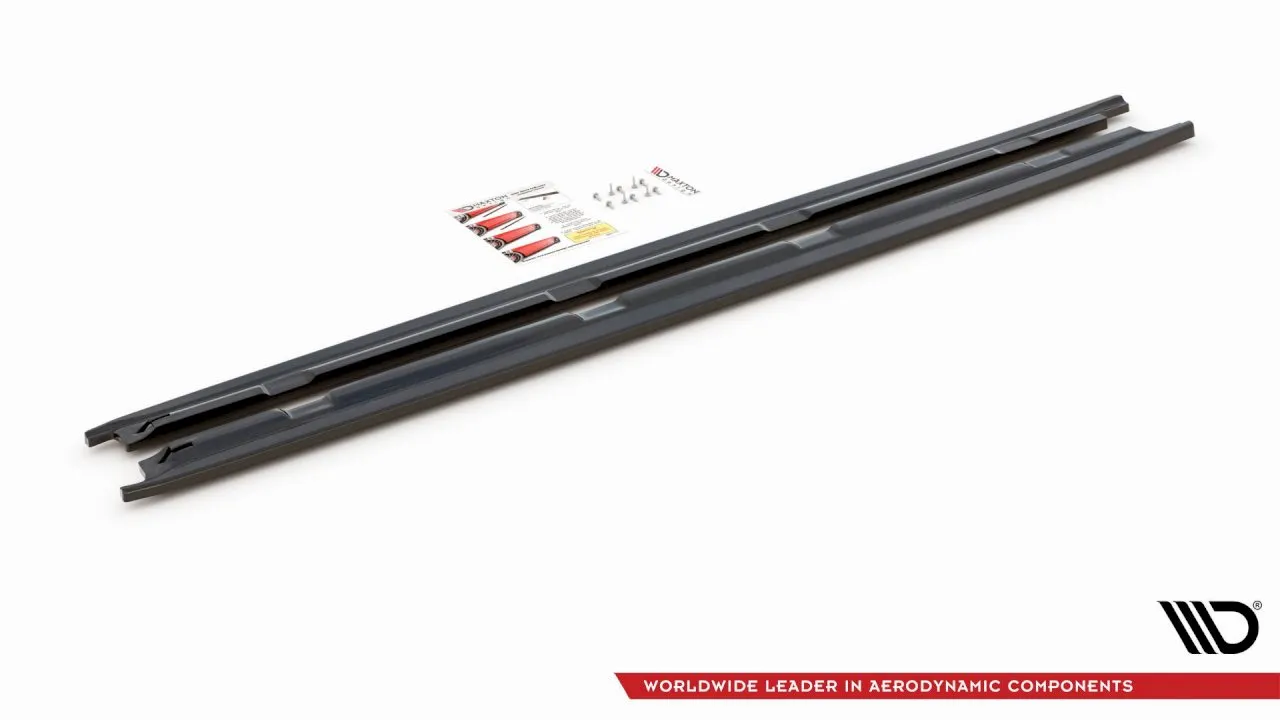 Maxton Design - SIDE SKIRTS DIFFUSERS SKODA OCTAVIA MK3 FACELIFT (2016-2020)