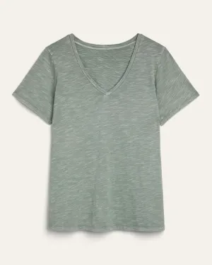 Michelle Soft Cotton Tee | Forest Green