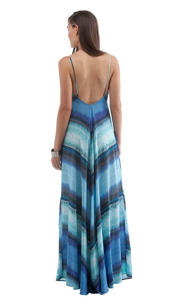 MITERED STRIPE MAXI