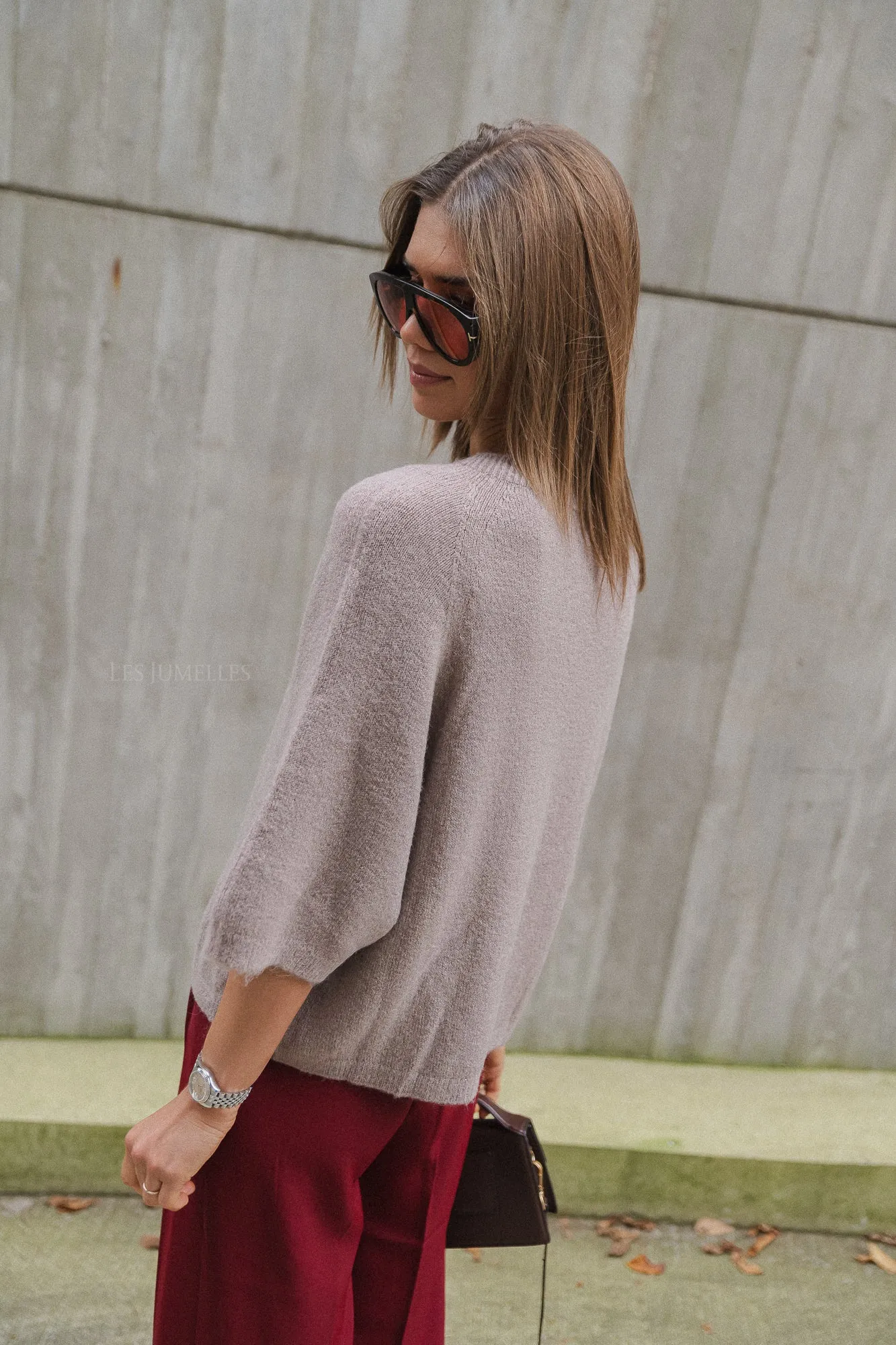 Monica jumper taupe