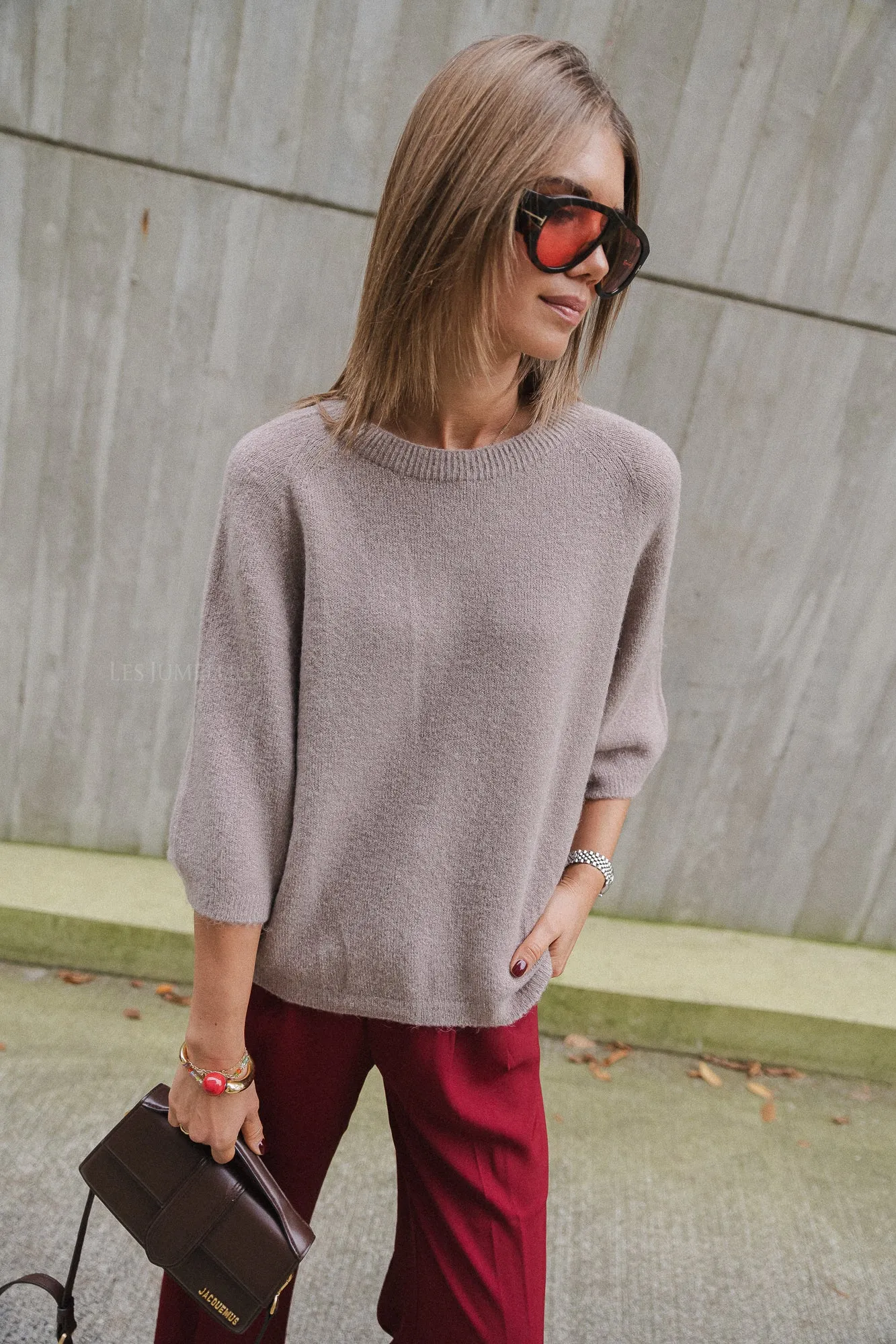 Monica jumper taupe