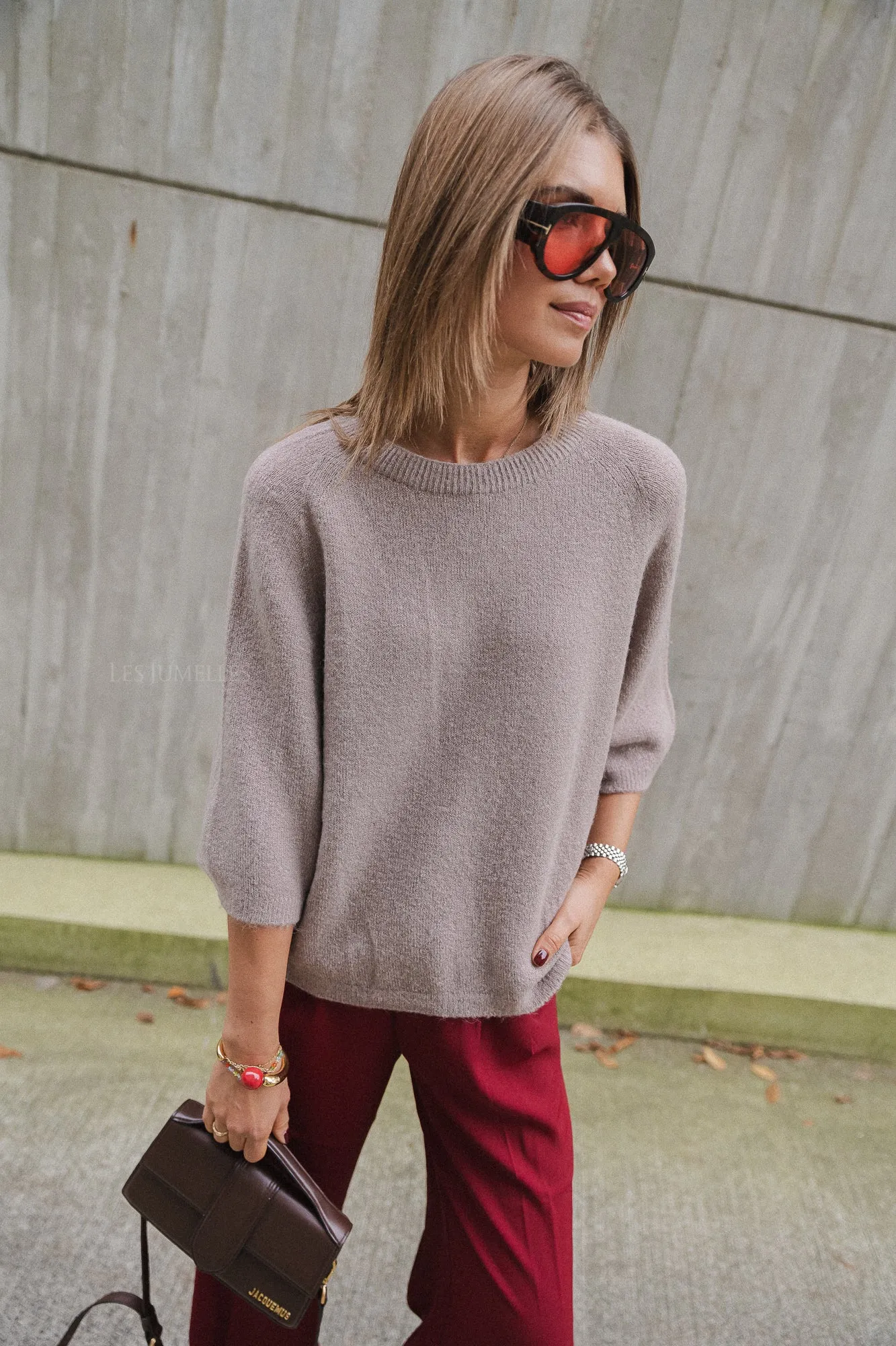 Monica jumper taupe