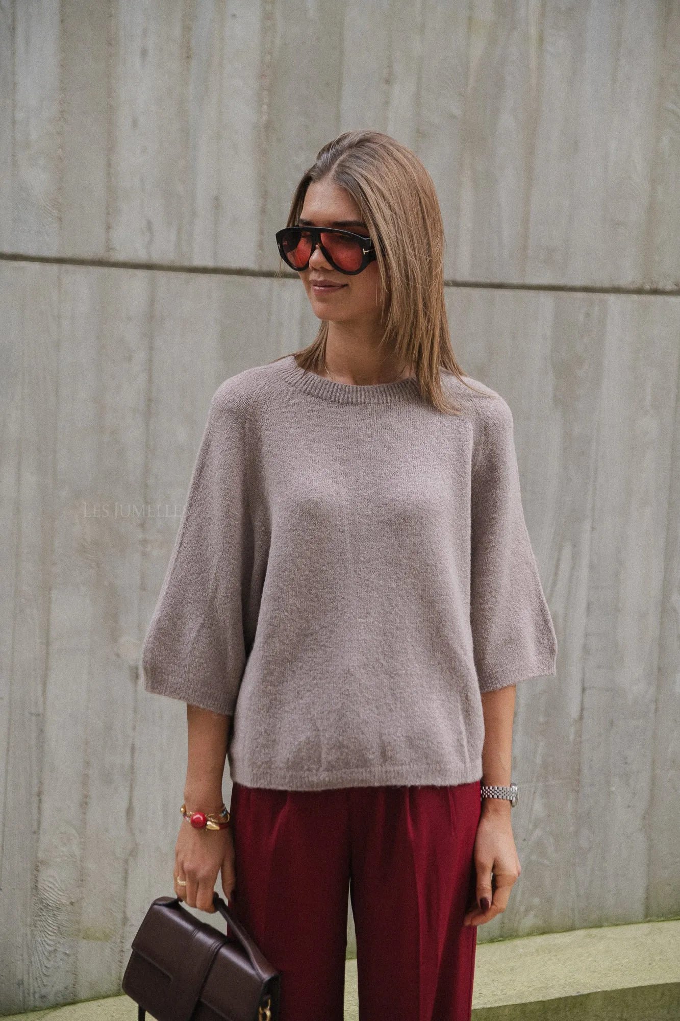 Monica jumper taupe