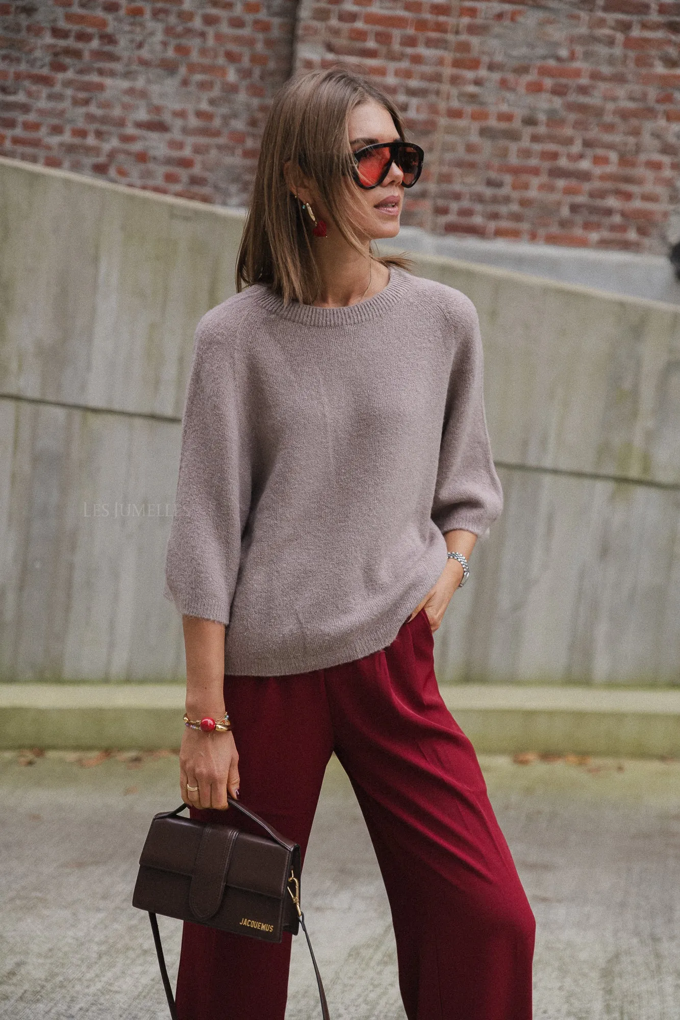 Monica jumper taupe