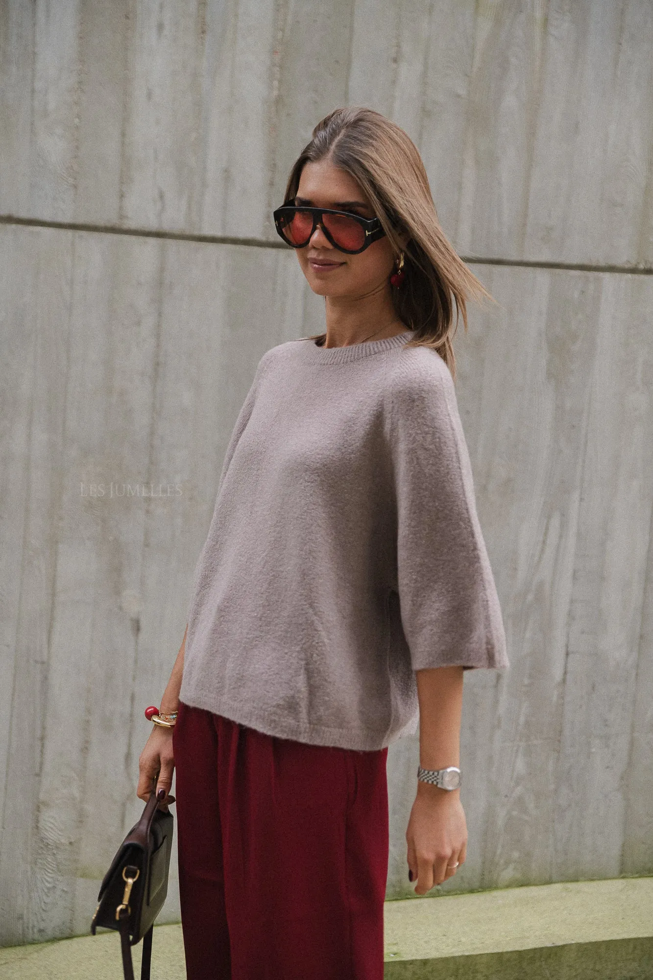 Monica jumper taupe