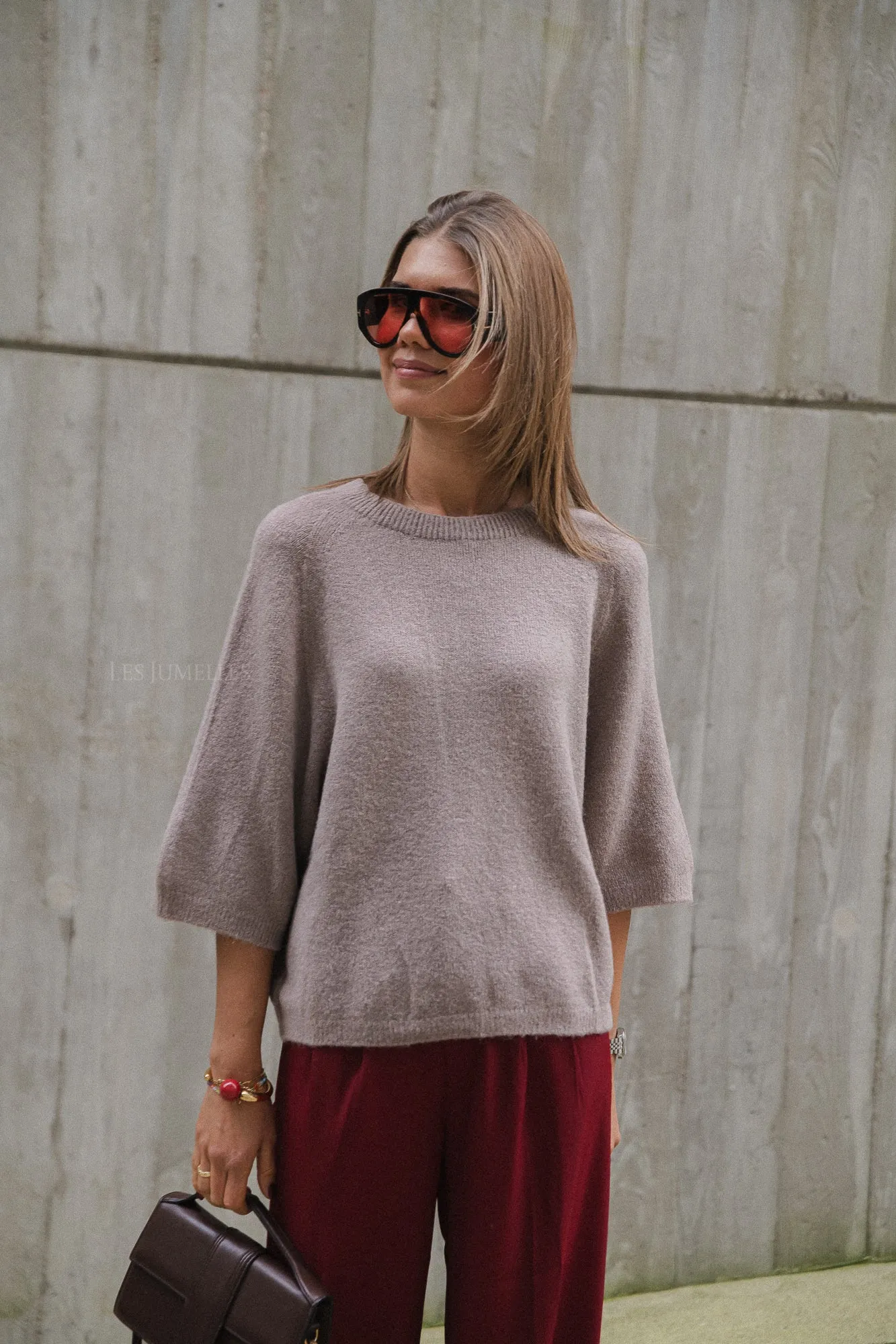 Monica jumper taupe