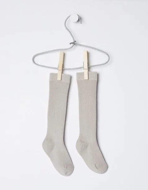 Ribbed Socks Linen