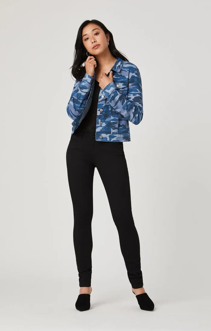 SAMANTHA JACKET IN BLUE CAMO