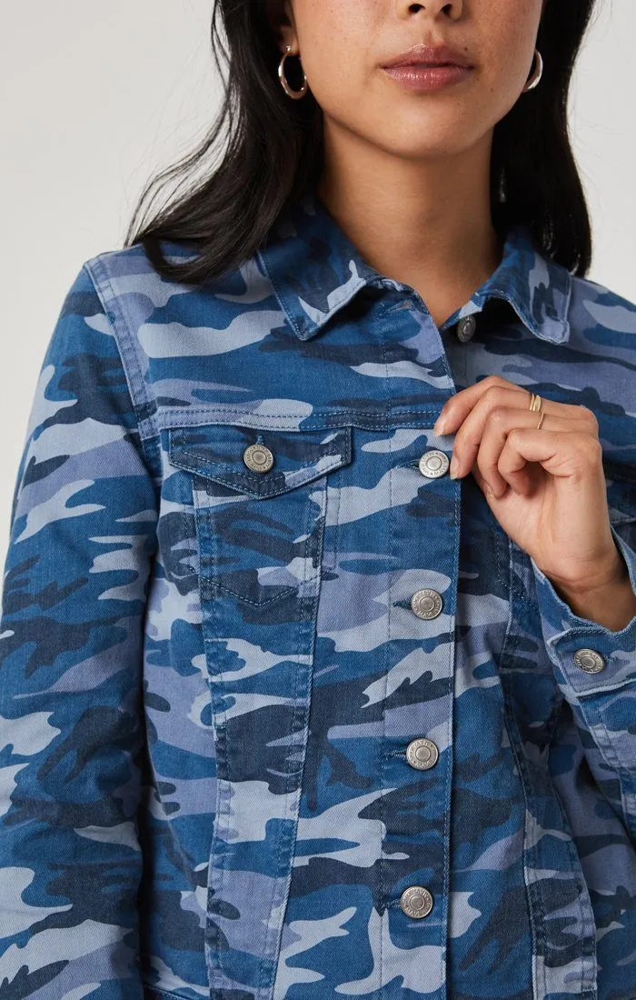 SAMANTHA JACKET IN BLUE CAMO