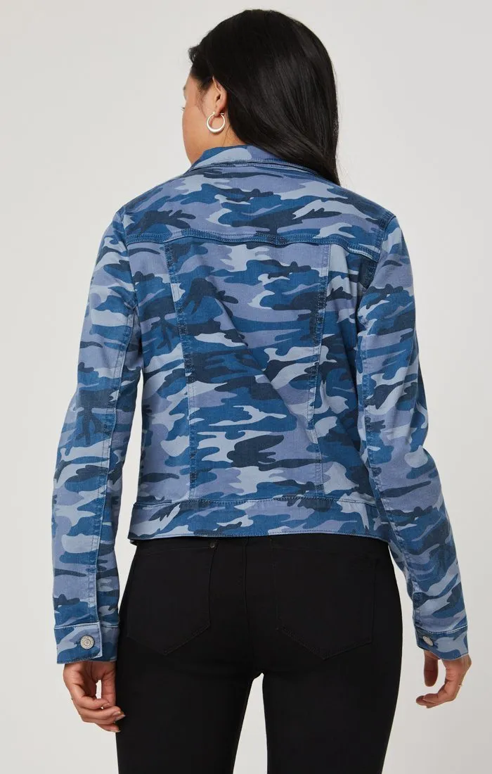 SAMANTHA JACKET IN BLUE CAMO