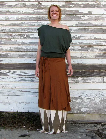 Wanderer Wrap Below Knee Skirt