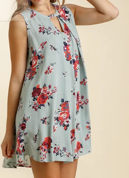 Will I Go Flowy Sleeveless Dress