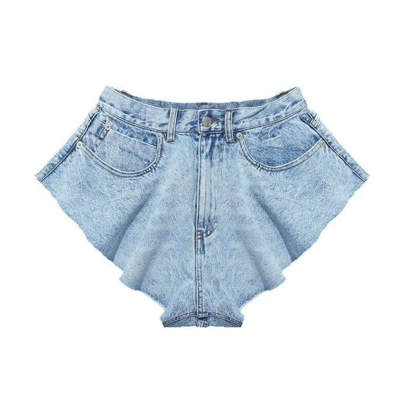 Women's Denim Shorts Skirt