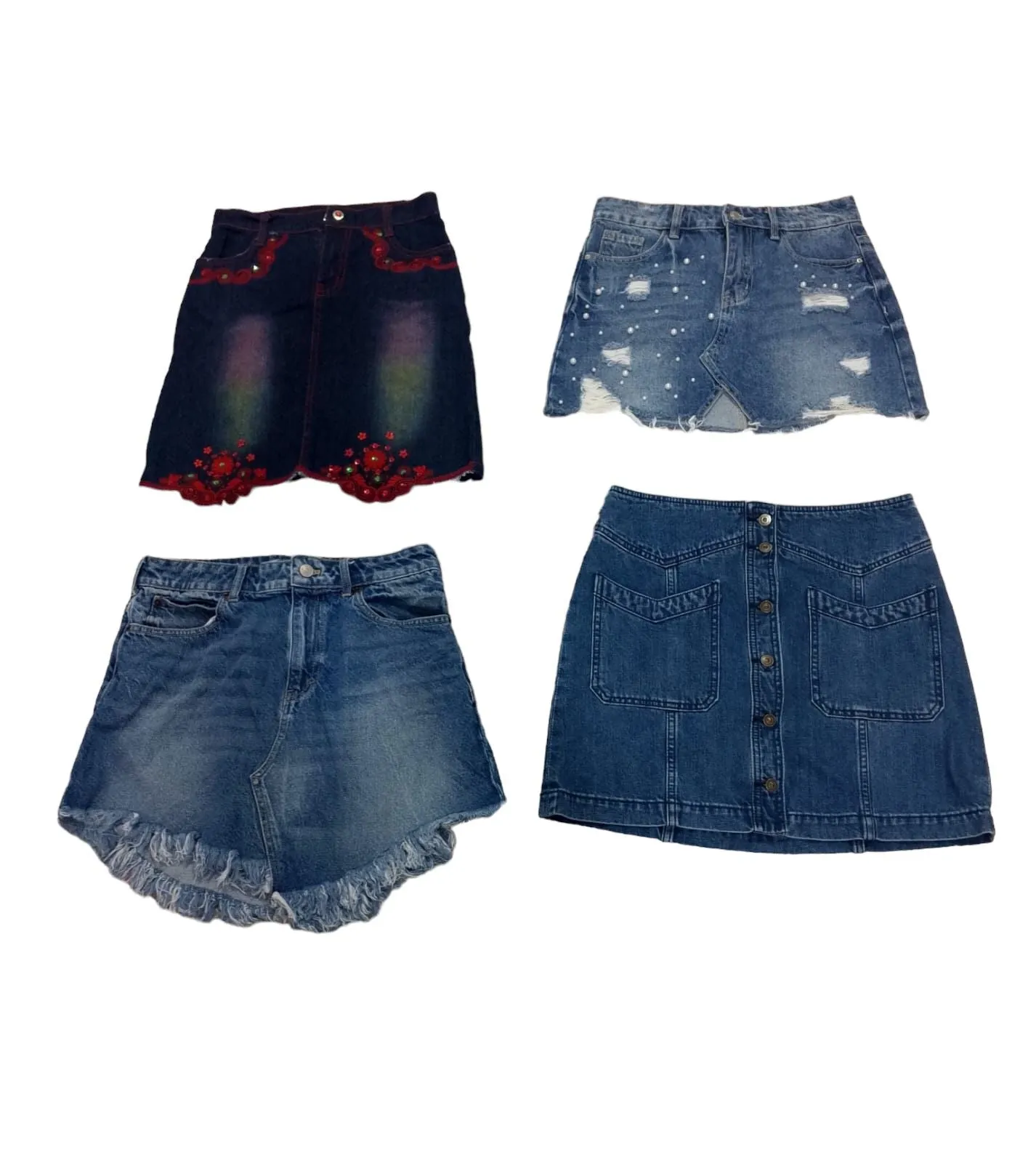 Y2K 24 Style Denim Skirts - 11 pcs - 11/5/24